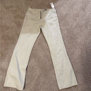 GAP Khaki Bootcut/flare low rise Trousers